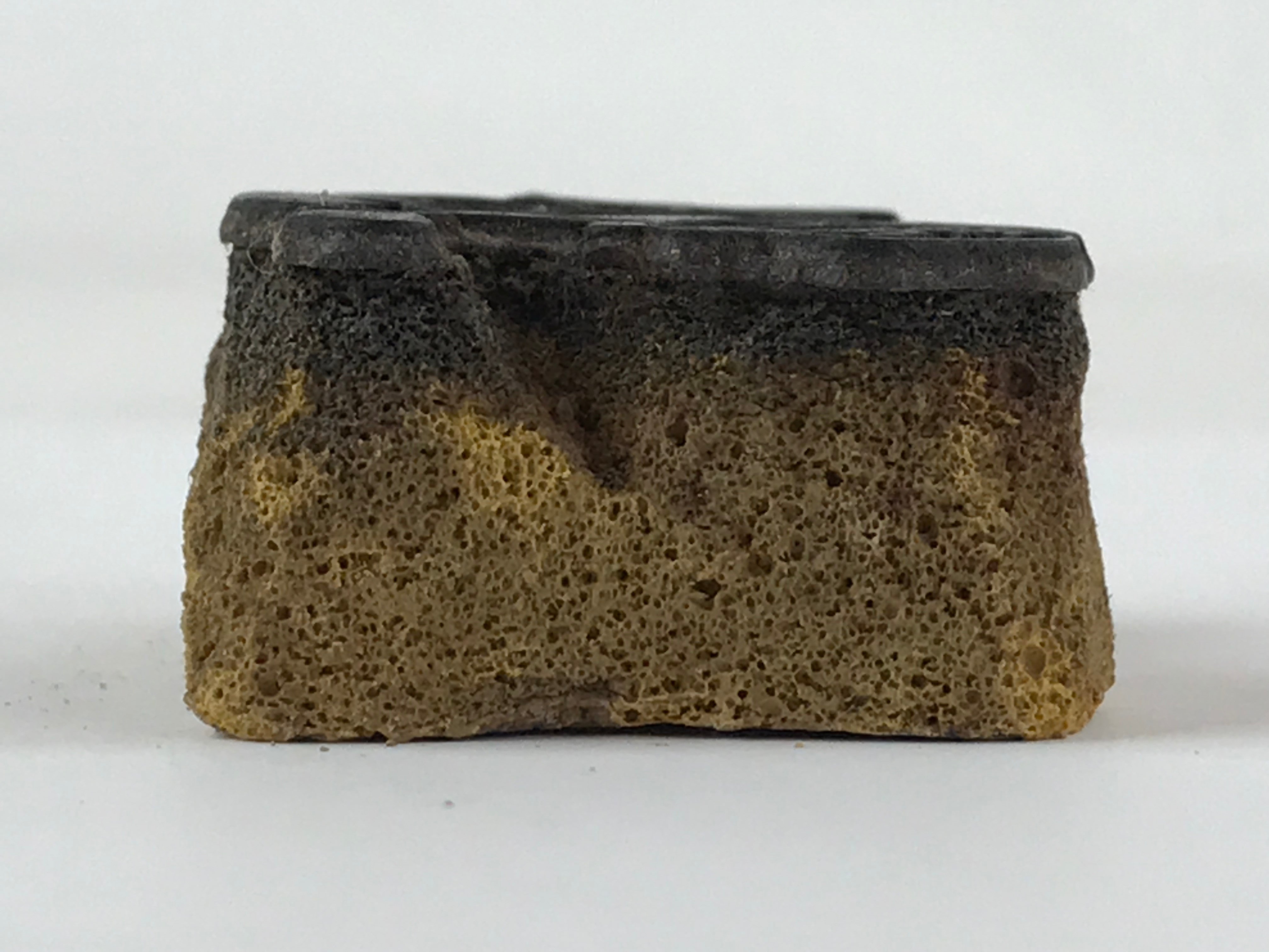 Japanese Rubber Stamp Boy Playing Vtg Kanji Sponge Base Stationary HS222