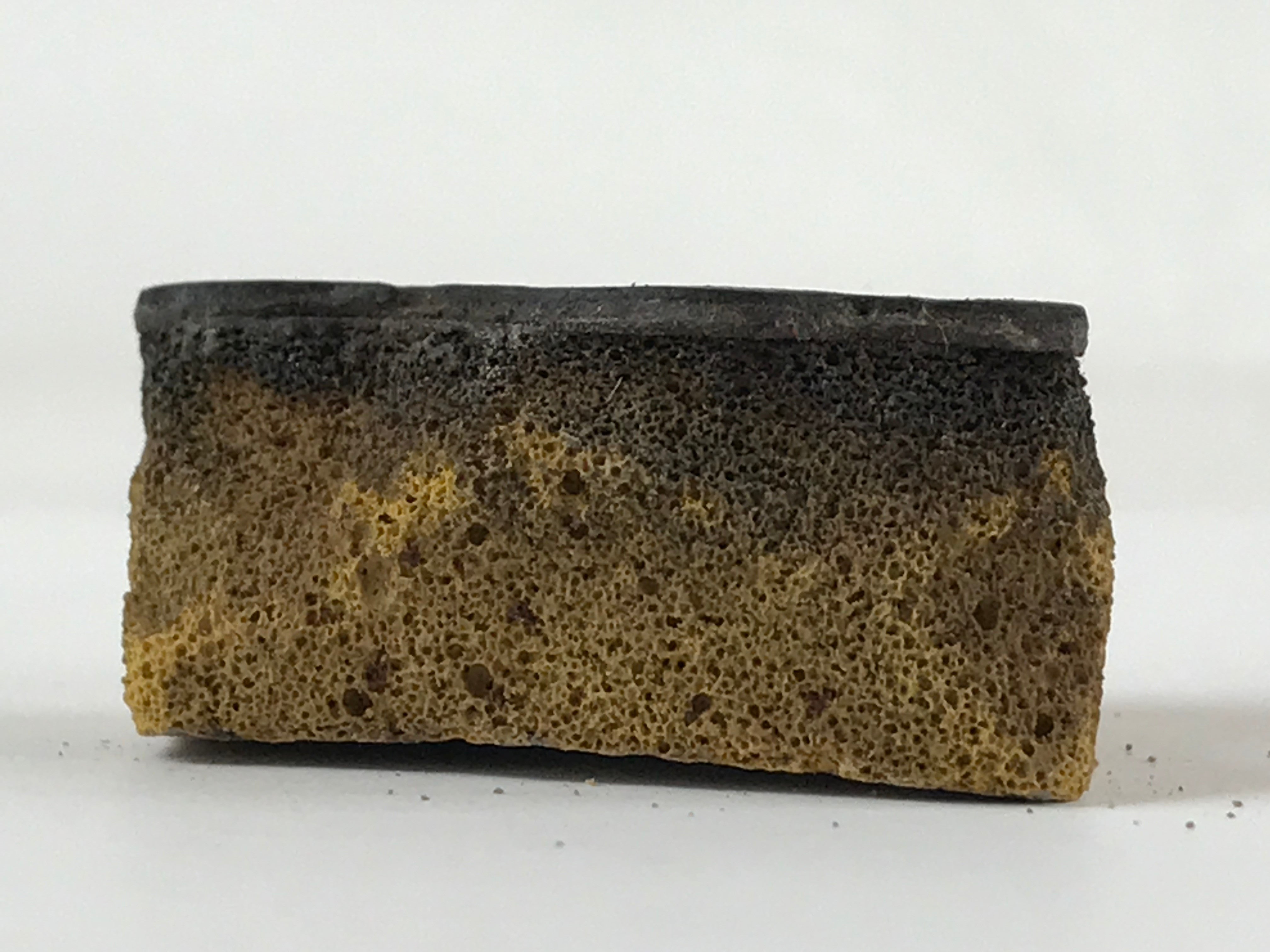 Japanese Rubber Stamp Boy Playing Vtg Kanji Sponge Base Stationary HS222