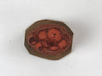 Japanese Rubber Stamp Camellia Flower Vtg Bud Sponge Base Stationary HS241