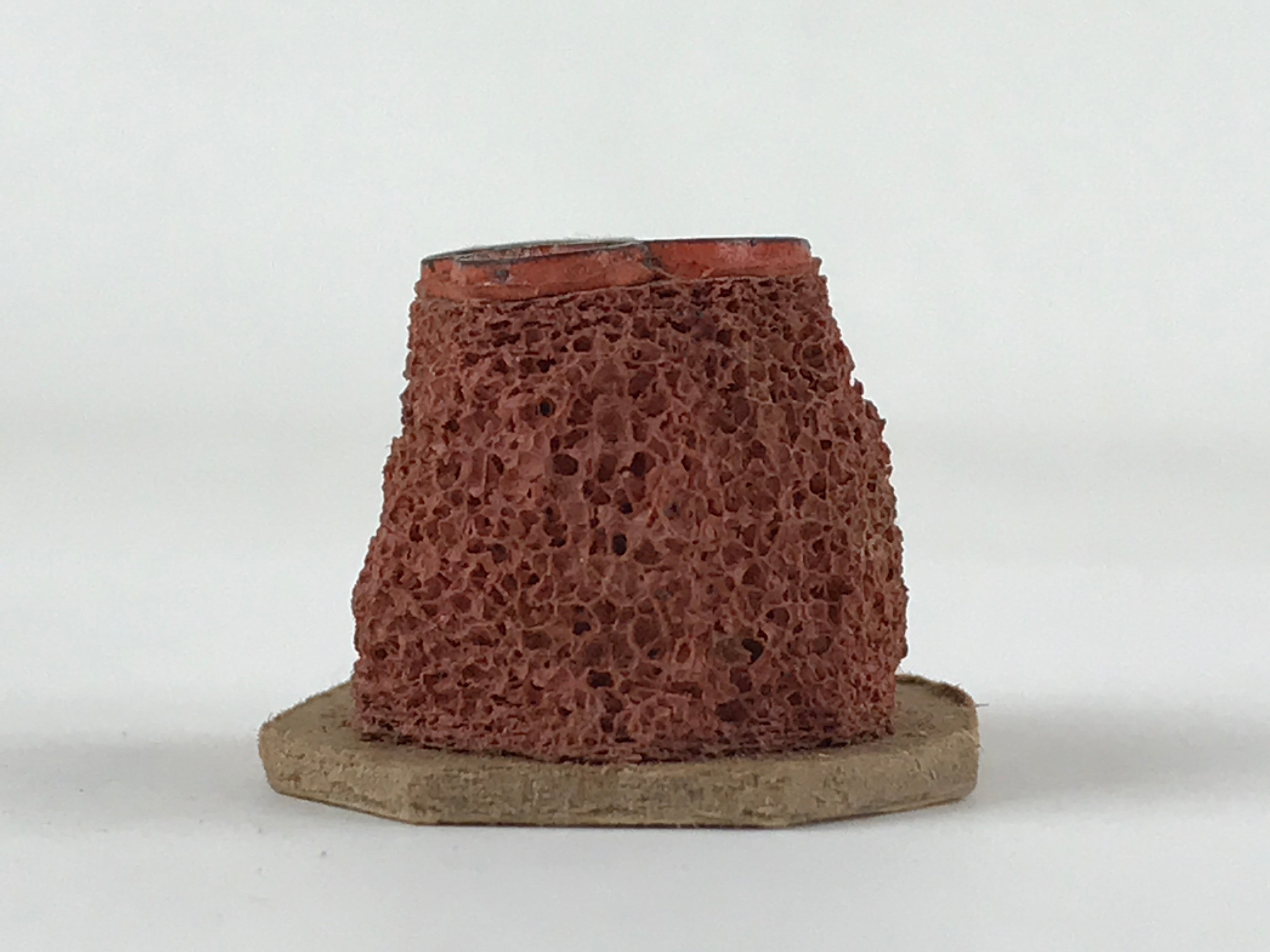 Japanese Rubber Stamp Camellia Flower Vtg Bud Sponge Base Stationary HS241