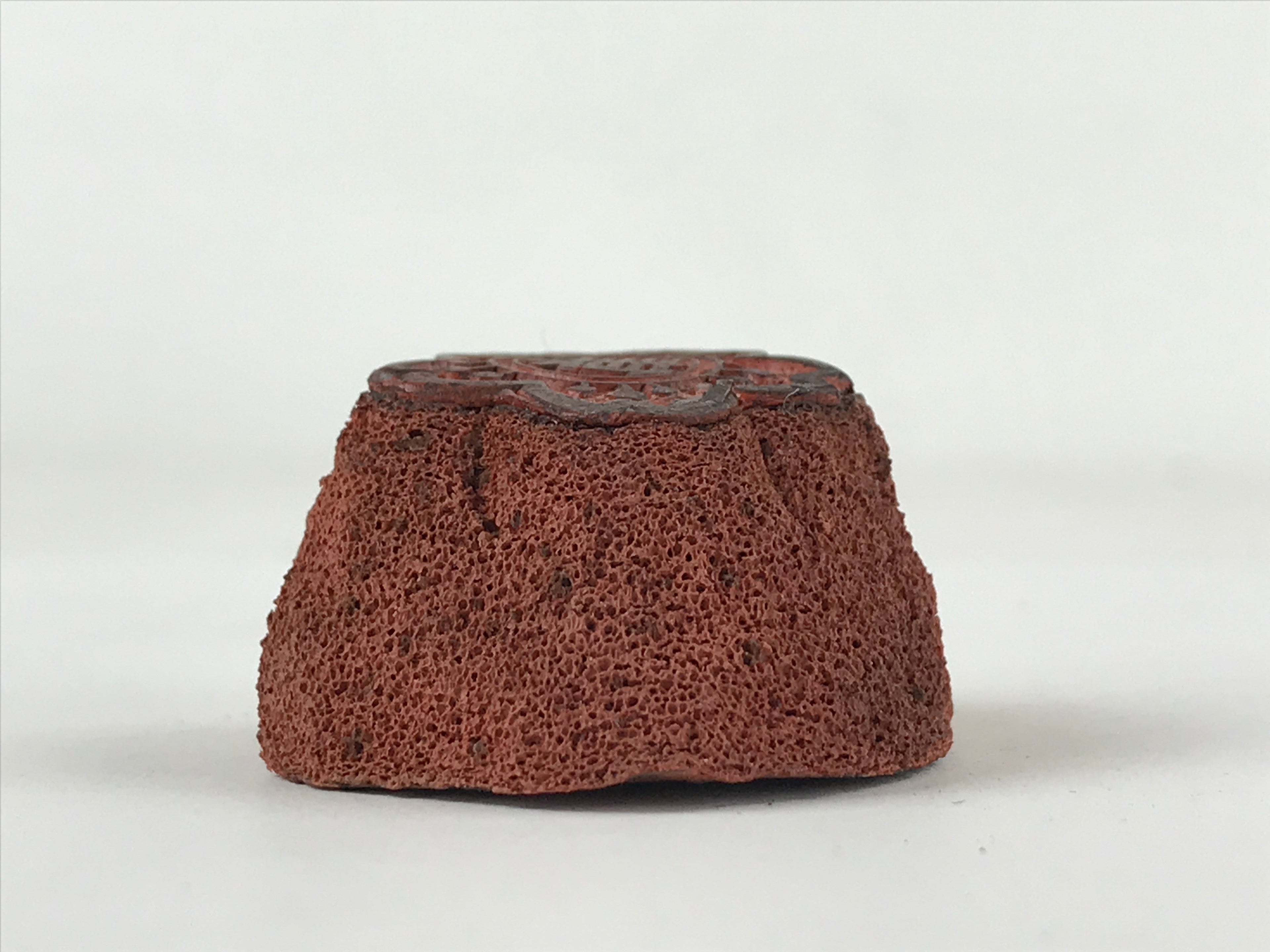 Japanese Rubber Stamp Cherry Blossom Vtg Kanji Sponge Base Stationary HS273
