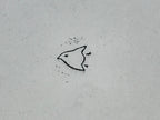Japanese Rubber Stamp Chidori Bird Vtg Traditional Sponge Base Stationary HS239