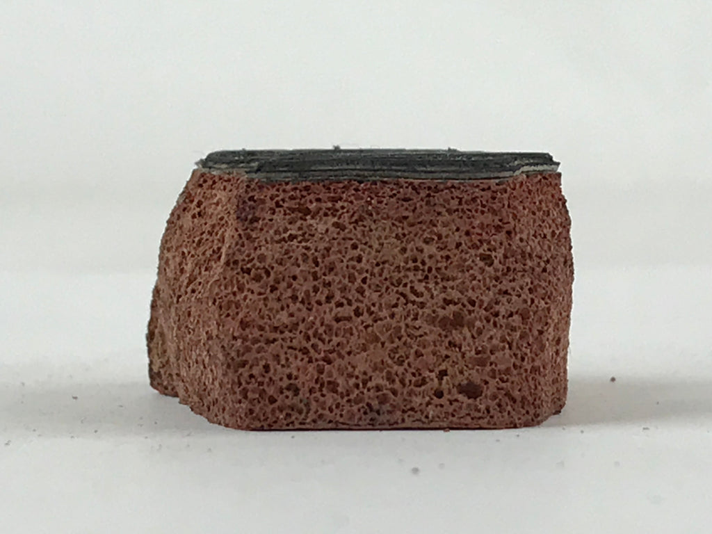 Japanese Rubber Stamp Child Holding Object Vtg Sponge Base Stationary HS230