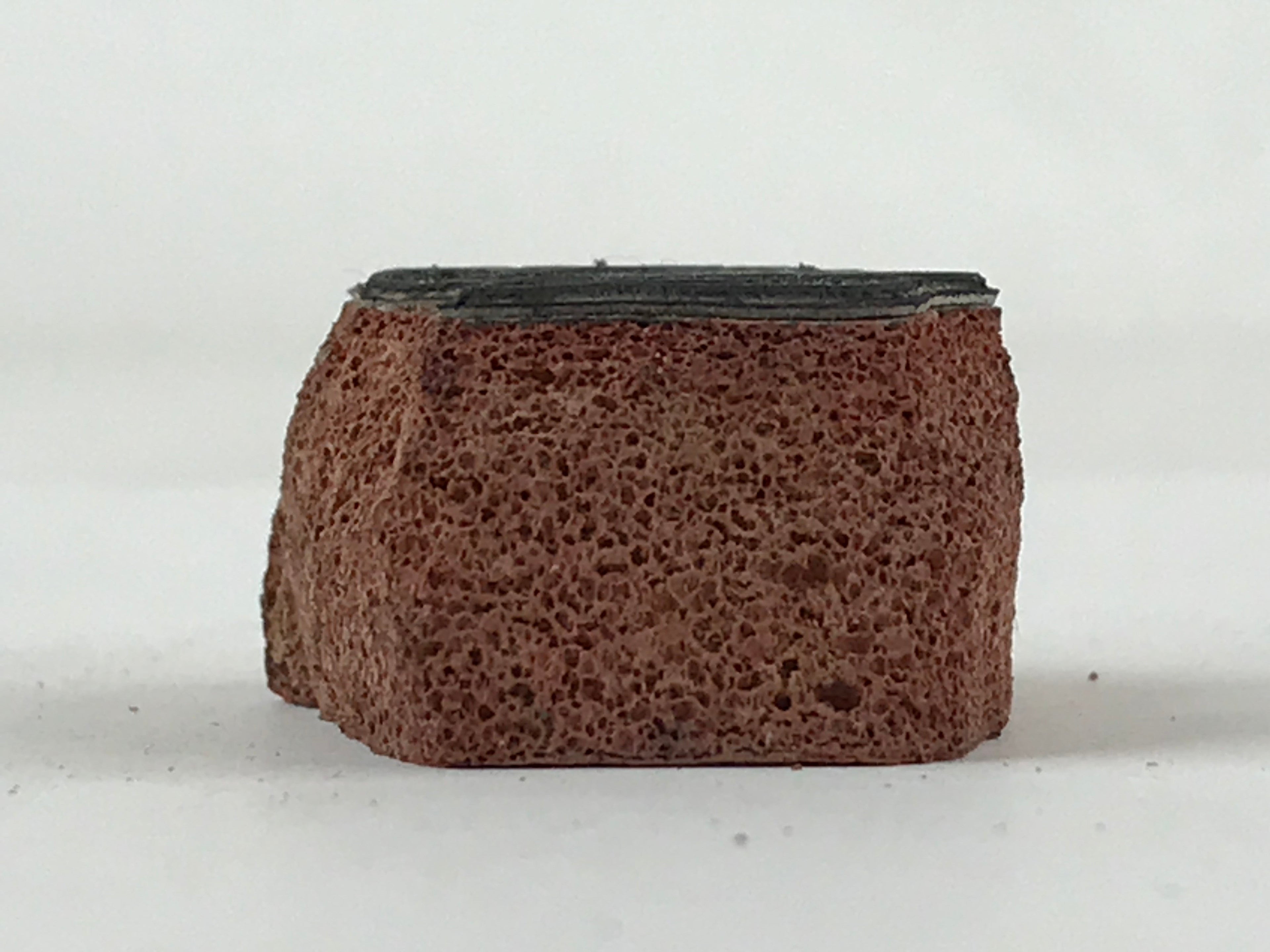Japanese Rubber Stamp Child Holding Object Vtg Sponge Base Stationary HS230