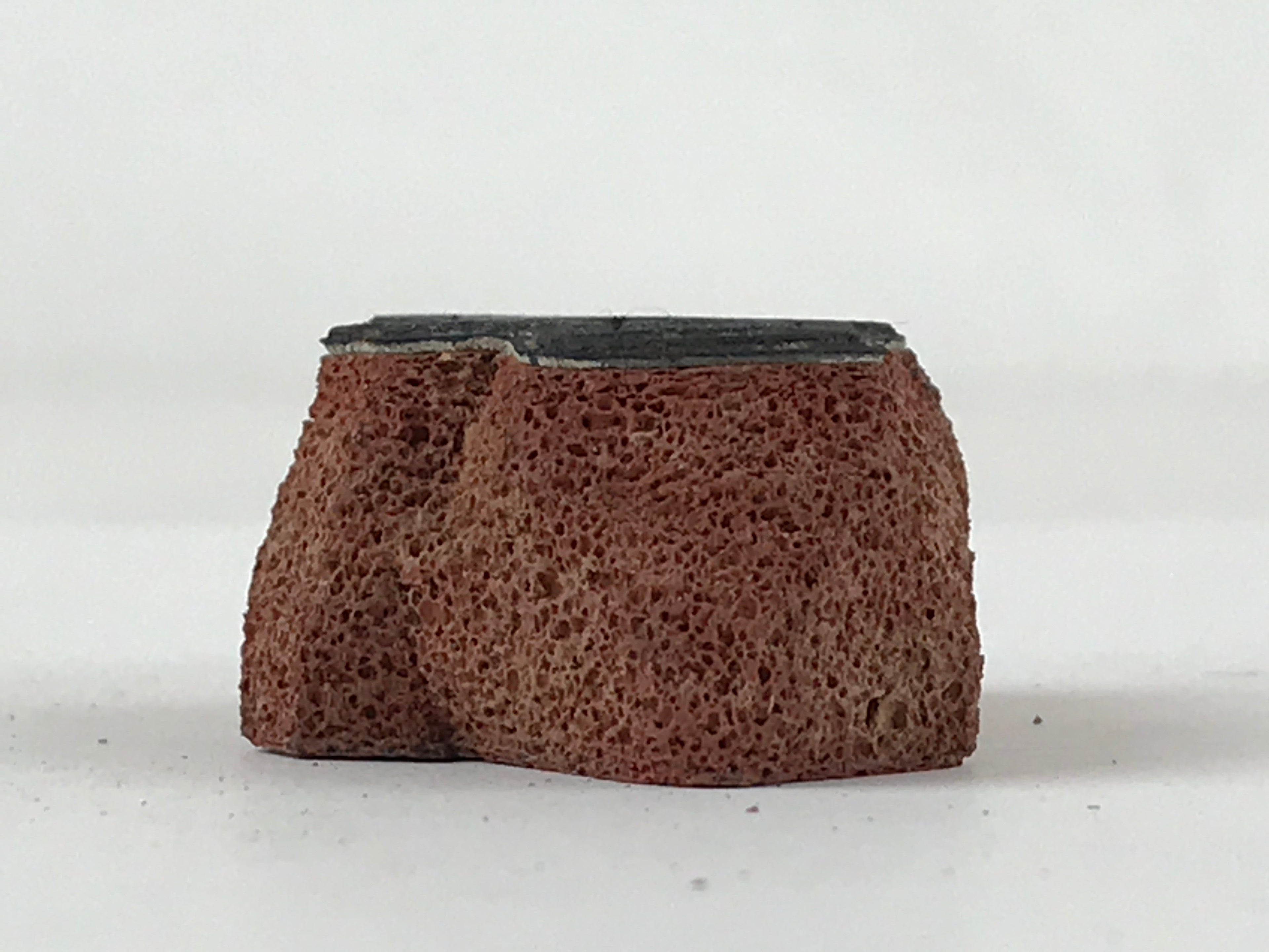 Japanese Rubber Stamp Child Holding Object Vtg Sponge Base Stationary HS230
