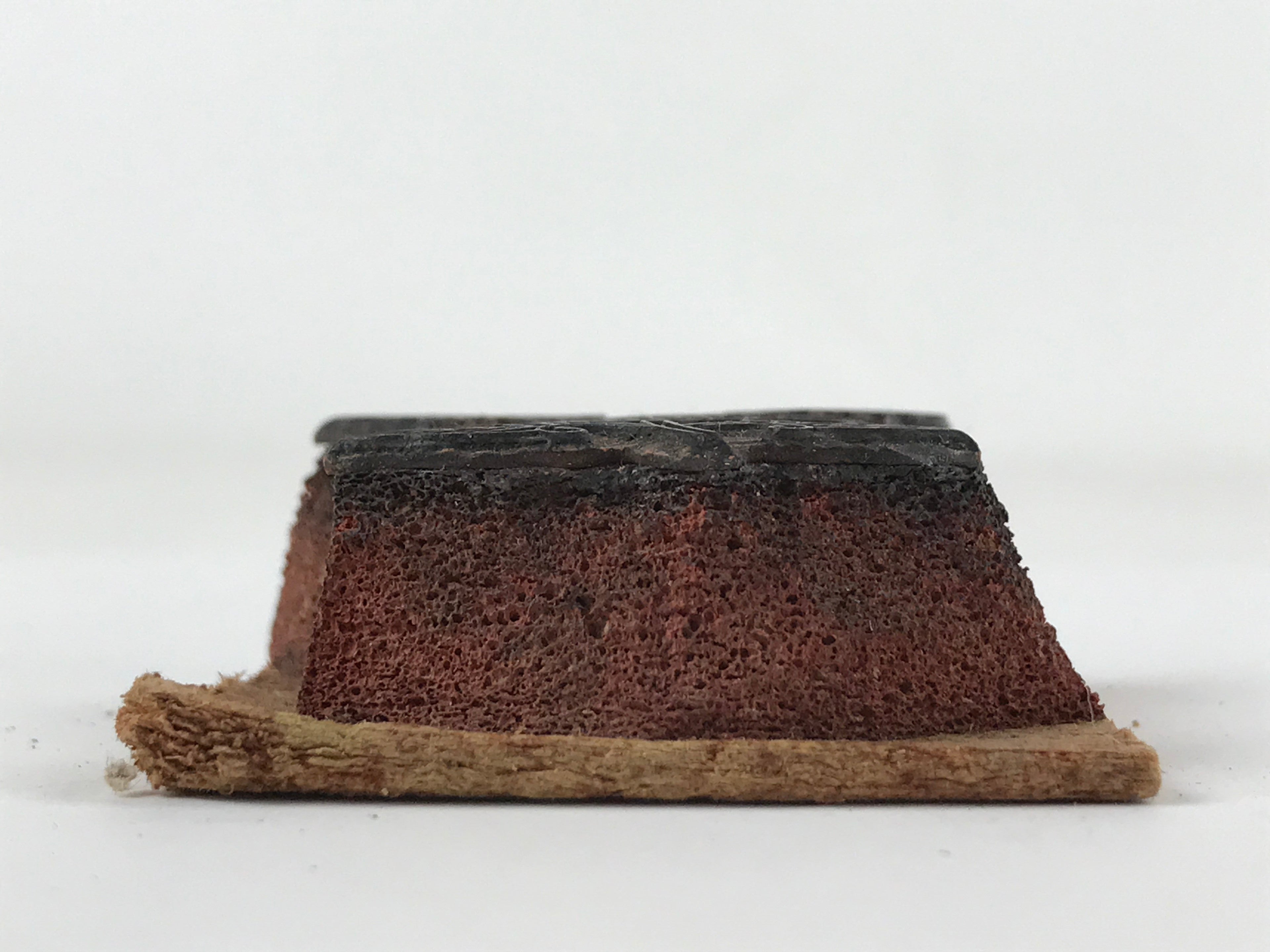 Japanese Rubber Stamp Flower And Foliage Vtg Nature Sponge Base Stationary HS254