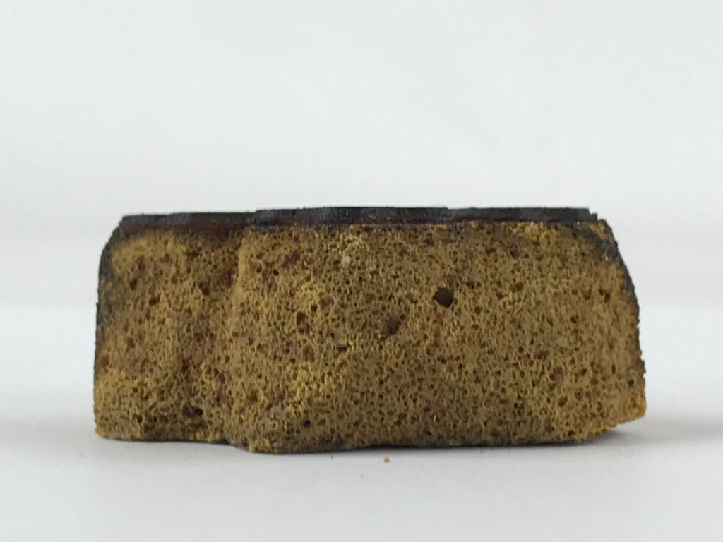 Japanese Rubber Stamp Flower Kamon Vtg Floral Sponge Base Stationary HS206