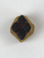 Japanese Rubber Stamp Flower Kamon Vtg Sponge Base Stationary HS188