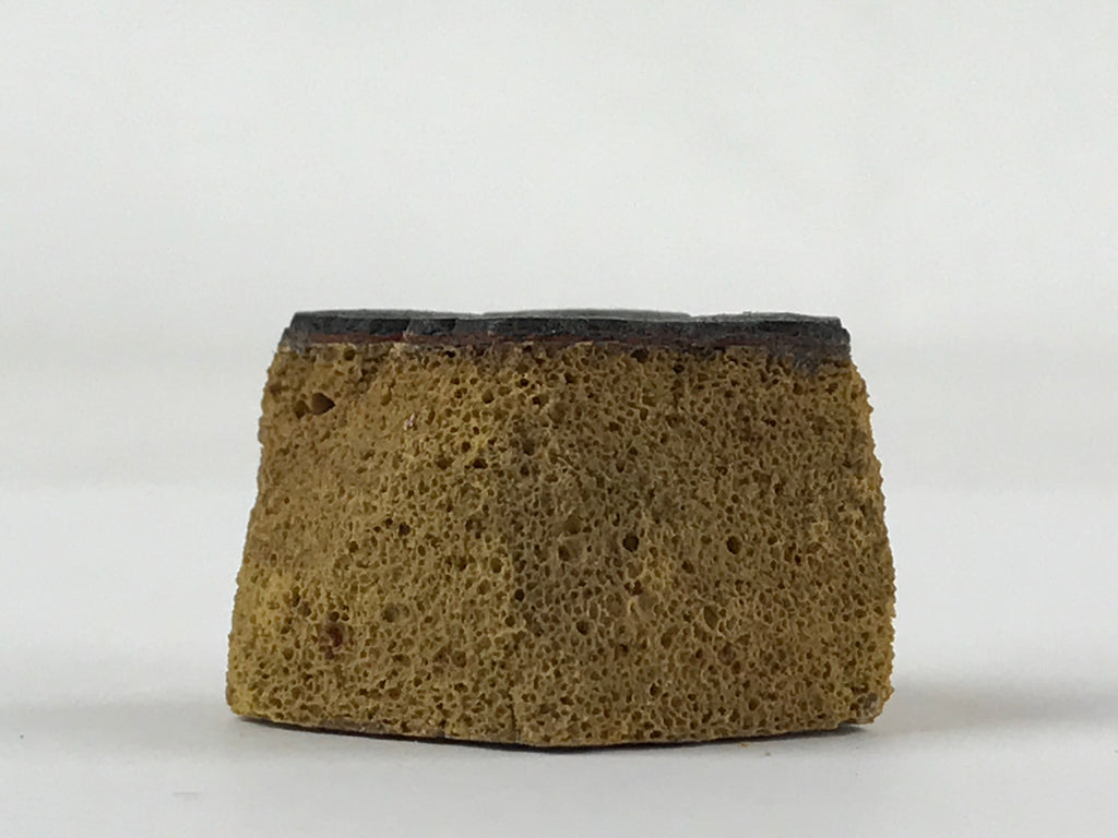 Japanese Rubber Stamp Flower Kamon Vtg Sponge Base Stationary HS188