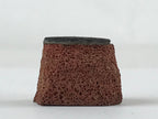 Japanese Rubber Stamp Flower Vtg Round Sponge Base Stationary HS190