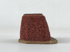 Japanese Rubber Stamp Folding Fan Vtg Sponge Base Stationary HS271