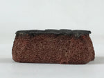 Japanese Rubber Stamp Foliage Vtg Black Nature Sponge Base Stationary HS269