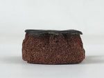 Japanese Rubber Stamp Foliage Vtg Black Nature Sponge Base Stationary HS269