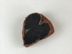 Japanese Rubber Stamp Grapewine Leaf Vtg Black Sponge Base Stationary HS216