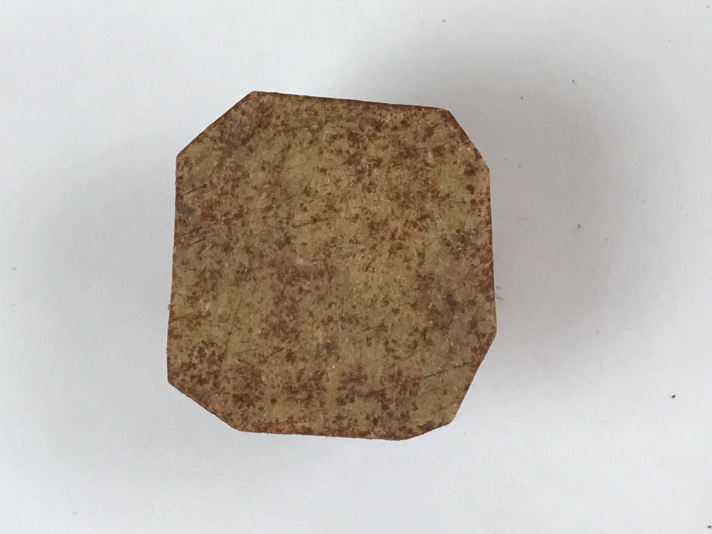 Japanese Rubber Stamp Hakushika Vtg Kanji Floral Sponge Base Stationary HS208