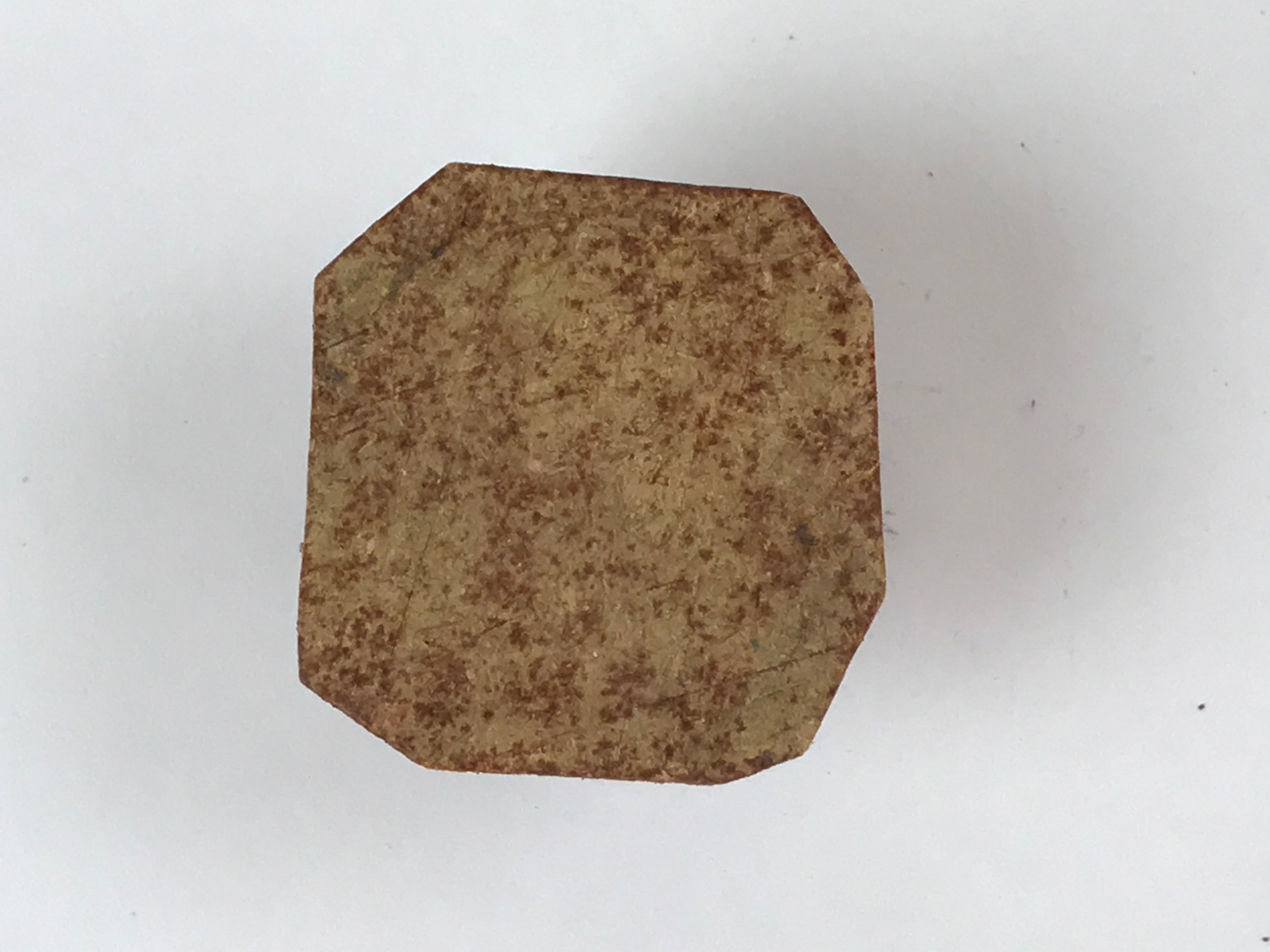 Japanese Rubber Stamp Hakushika Vtg Kanji Floral Sponge Base Stationary HS208