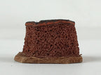 Japanese Rubber Stamp Hakushika Vtg Kanji Floral Sponge Base Stationary HS208