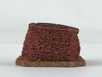 Japanese Rubber Stamp Hakushika Vtg Kanji Floral Sponge Base Stationary HS208