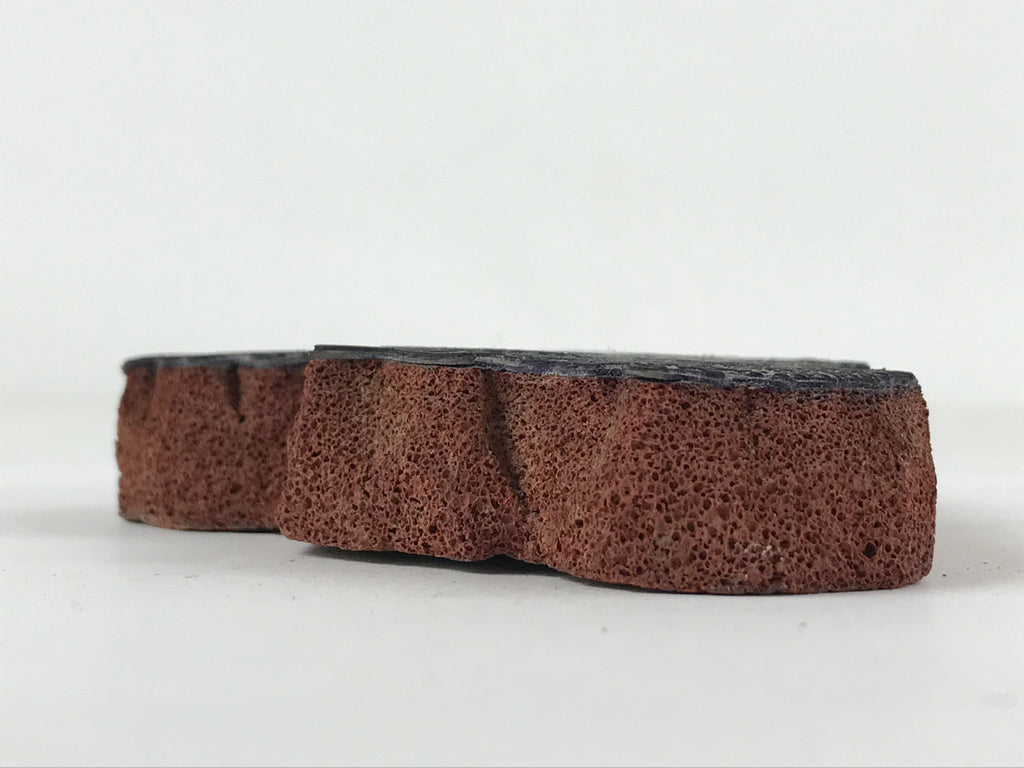 Japanese Rubber Stamp Houses Trees Vtg Scenery Sponge Base Stationary HS286