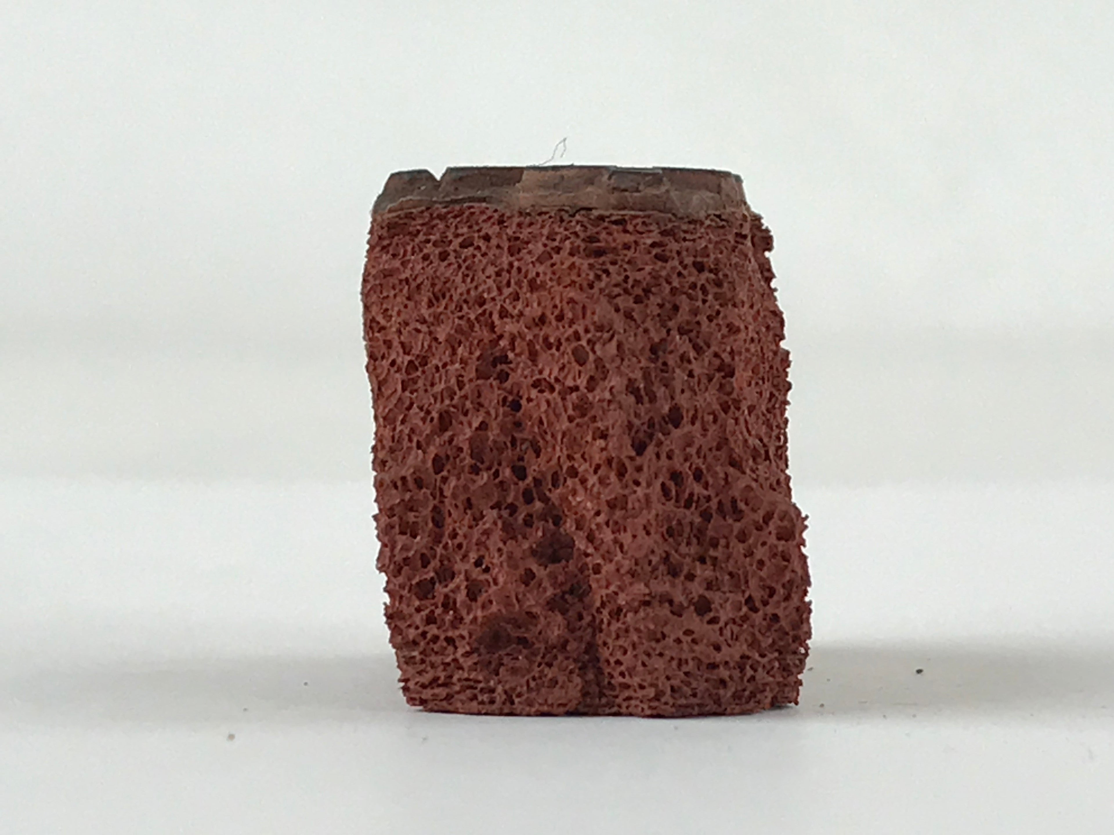 Japanese Rubber Stamp Hyotan Natural Gourd Vtg Sponge Base Stationary HS201
