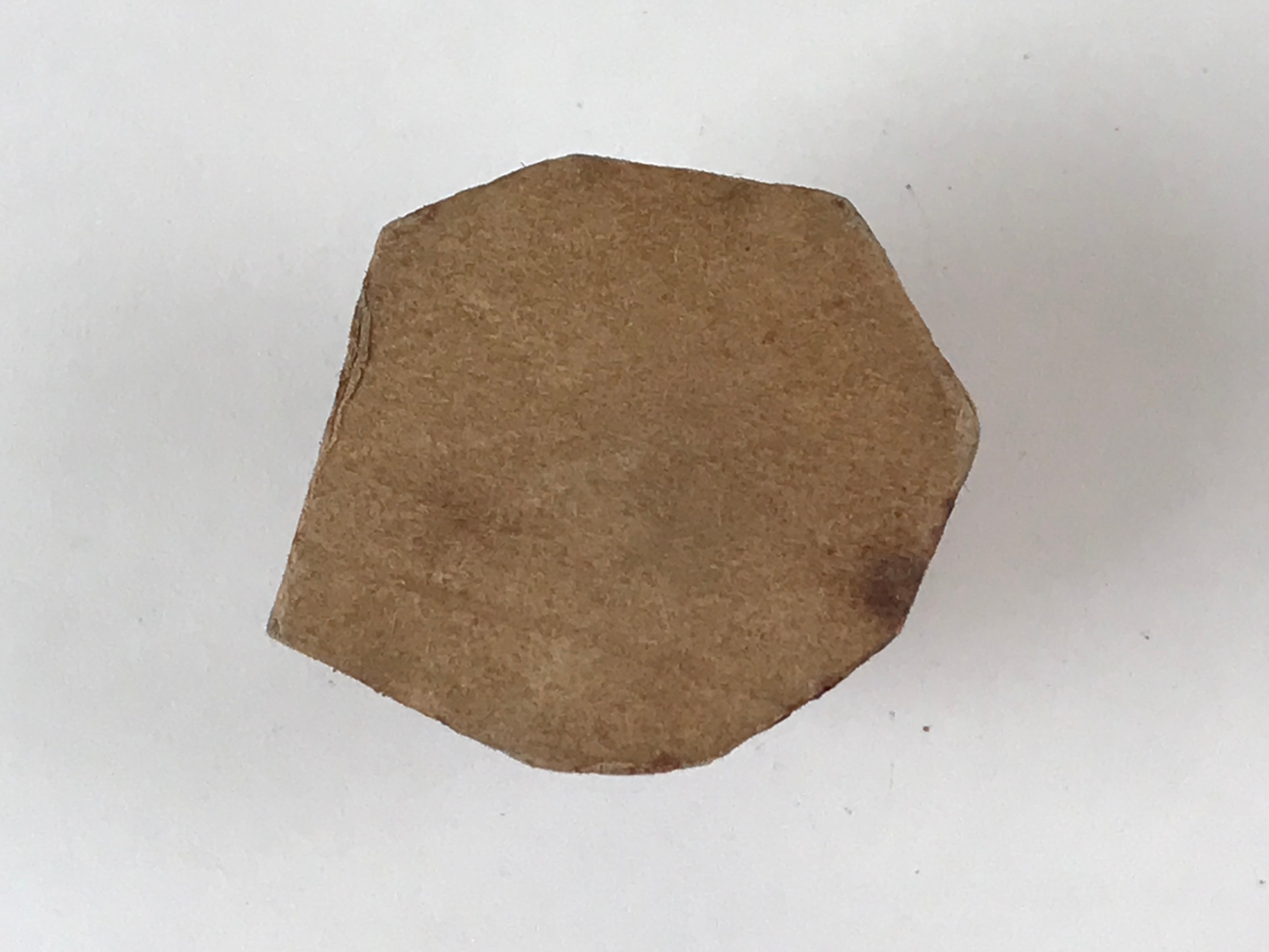 Japanese Rubber Stamp Kanji Round Vtg Small Sponge Base Stationary HS214