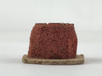 Japanese Rubber Stamp Kanji Round Vtg Sponge Base Stationary HS213