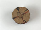 Japanese Rubber Stamp Kotobuki Vtg Kanji Round Sponge Base Stationary HS209
