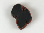 Japanese Rubber Stamp Leaf Vtg Black Floral Sponge Base Stationary HS265