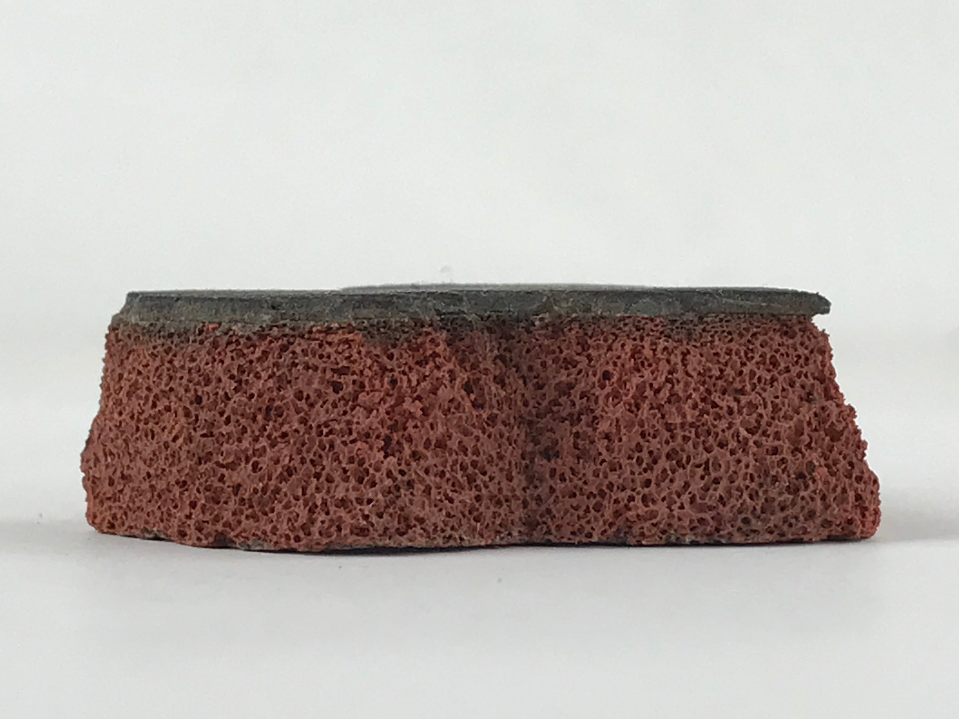 Japanese Rubber Stamp Leaf Vtg Black Floral Sponge Base Stationary HS265
