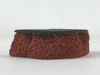 Japanese Rubber Stamp Leaf Vtg Black Floral Sponge Base Stationary HS265