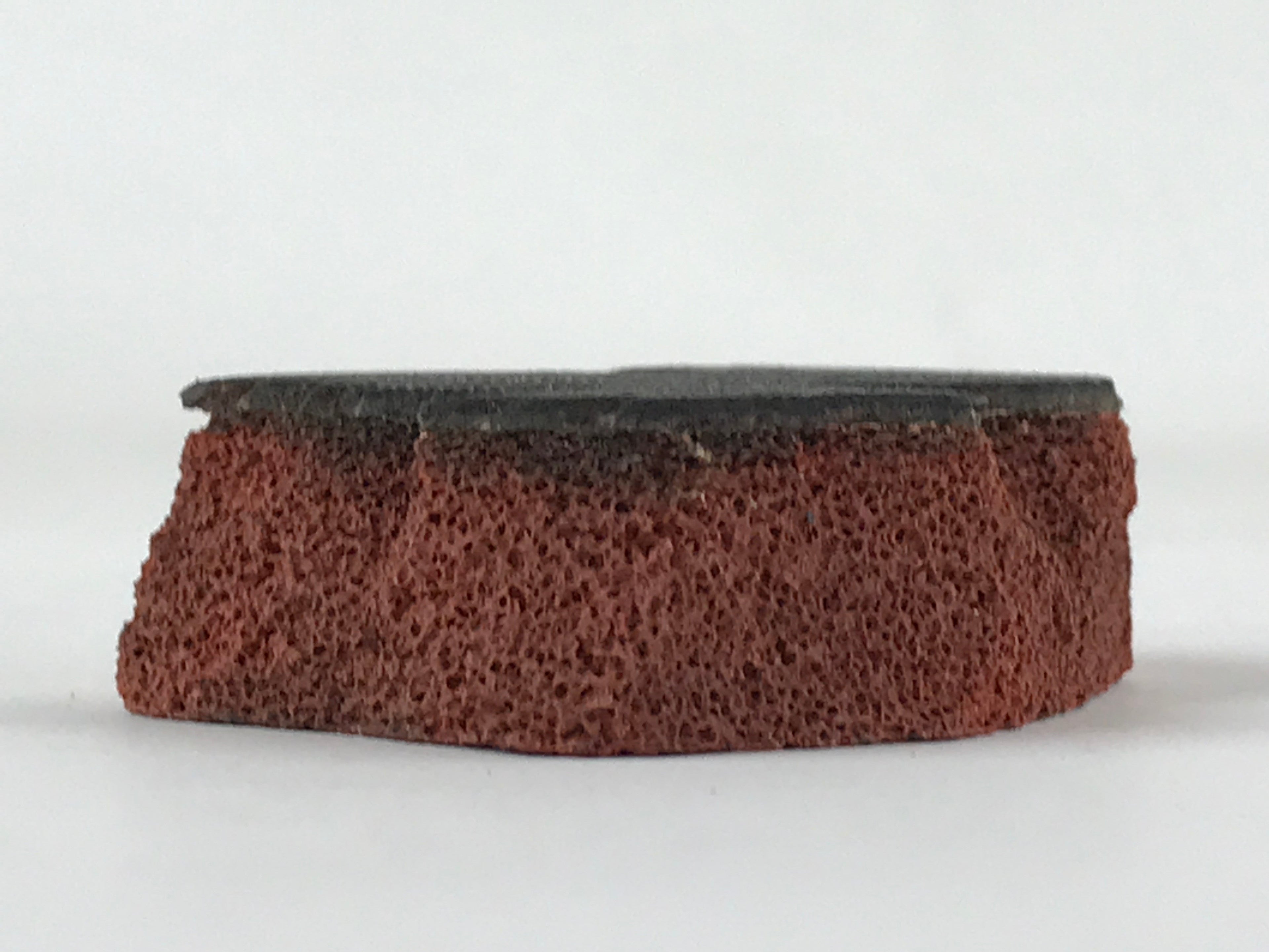 Japanese Rubber Stamp Leaf Vtg Black Floral Sponge Base Stationary HS265