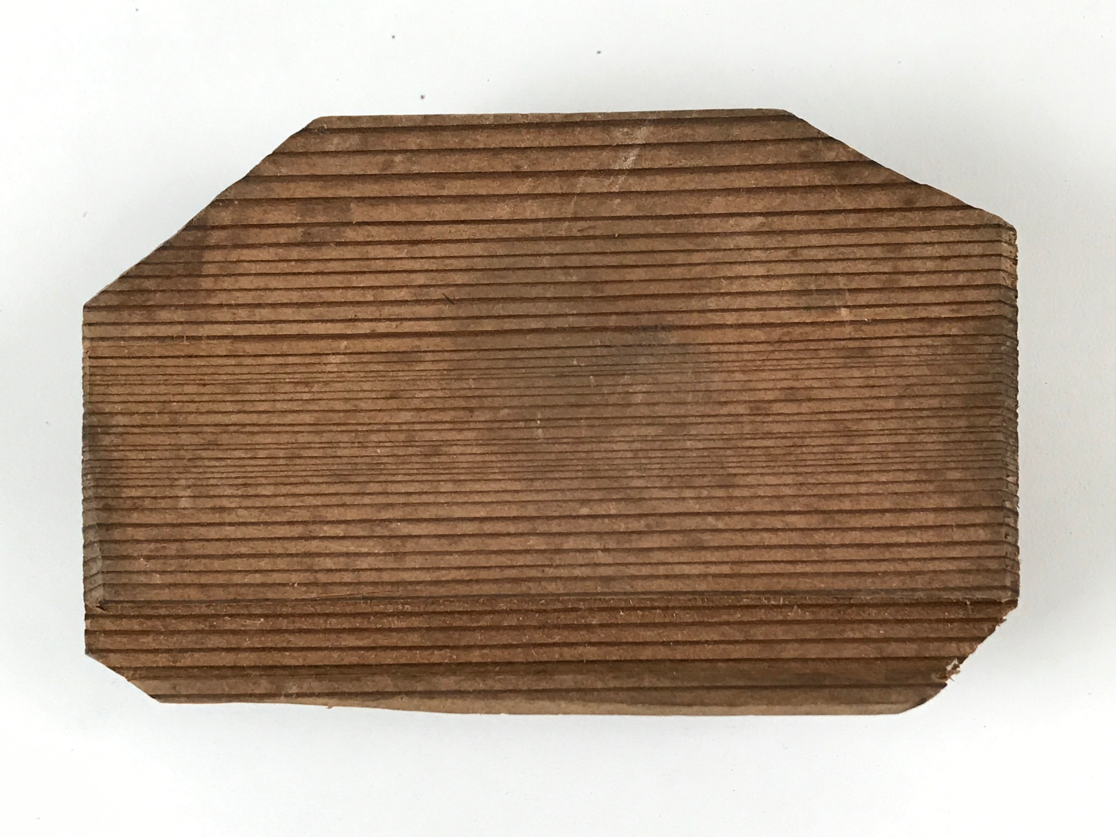 Japanese Rubber Stamp Man Sitting Under Tree Vtg Tea Pot Sponge Base HS282