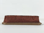 Japanese Rubber Stamp Man Sitting Under Tree Vtg Tea Pot Sponge Base HS282