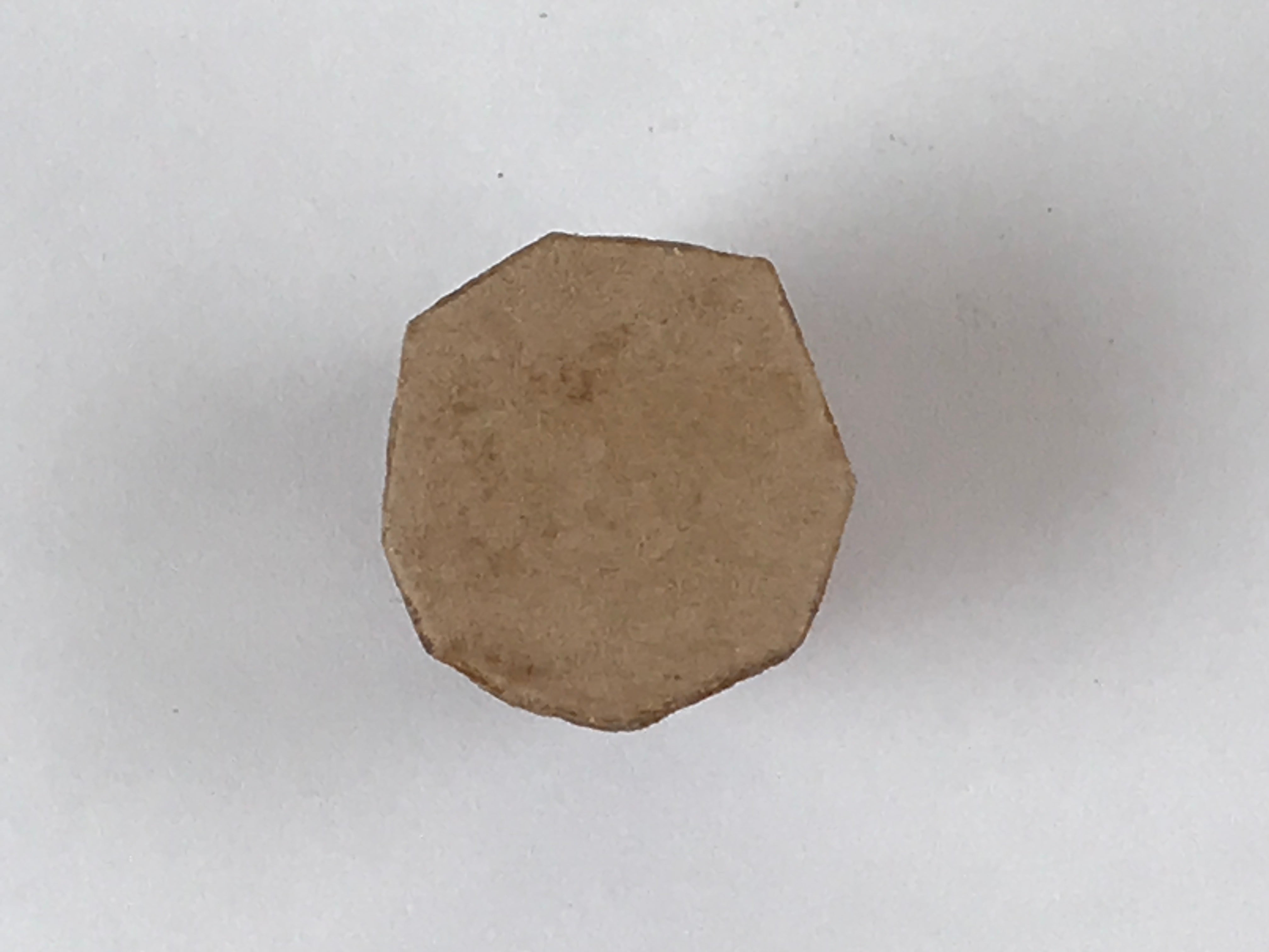 Japanese Rubber Stamp Nested Triangle Pattern Vtg Sponge Base Stationary HS187