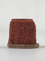 Japanese Rubber Stamp Nested Triangle Pattern Vtg Sponge Base Stationary HS187