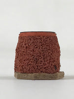 Japanese Rubber Stamp Nested Triangle Pattern Vtg Sponge Base Stationary HS187