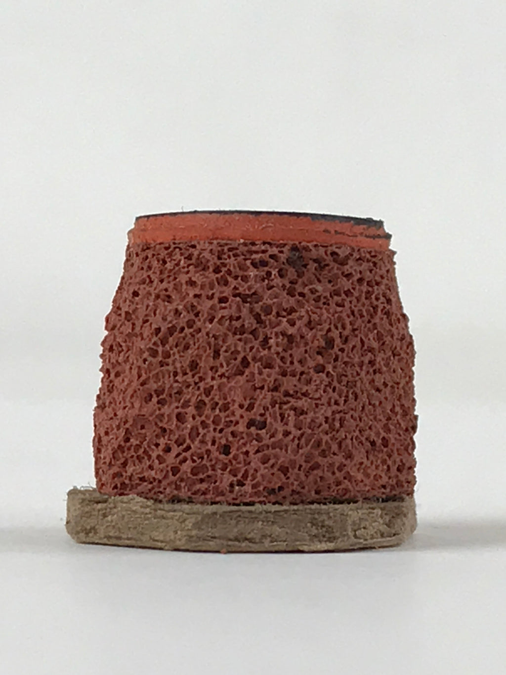 Japanese Rubber Stamp Nested Triangle Pattern Vtg Sponge Base Stationary HS187