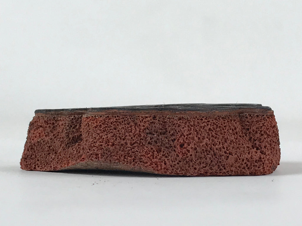 Japanese Rubber Stamp People Riding Elephant Vtg Sponge Base Stationary HS261