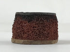 Japanese Rubber Stamp Round Kanji Vtg Sponge Base Stationary HS210