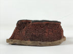 Japanese Rubber Stamp Tanuki Halberd Vtg Animal Sponge Base Stationary HS262