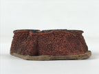 Japanese Rubber Stamp Tanuki Halberd Vtg Animal Sponge Base Stationary HS262