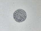 Japanese Rubber Stamp Triangle Geometric Pattern Vtg Sponge Stationary HS245