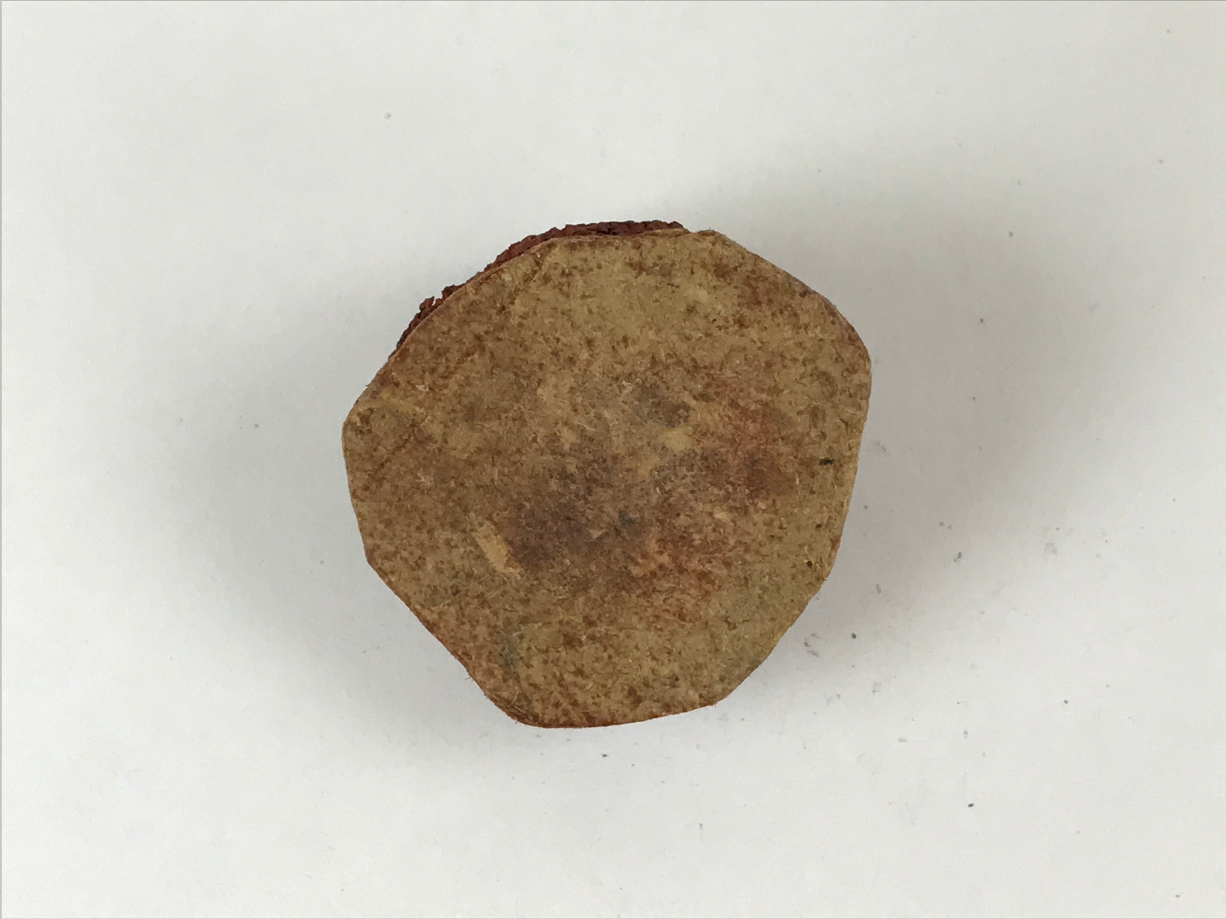 Japanese Rubber Stamp Triangle Geometric Pattern Vtg Sponge Stationary HS245