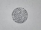 Japanese Rubber Stamp Triangles Vtg Circle Sponge Base Stationary HS244