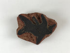 Japanese Rubber Stamp Two Flying Cranes Vtg Bird Sponge Base Stationary HS249