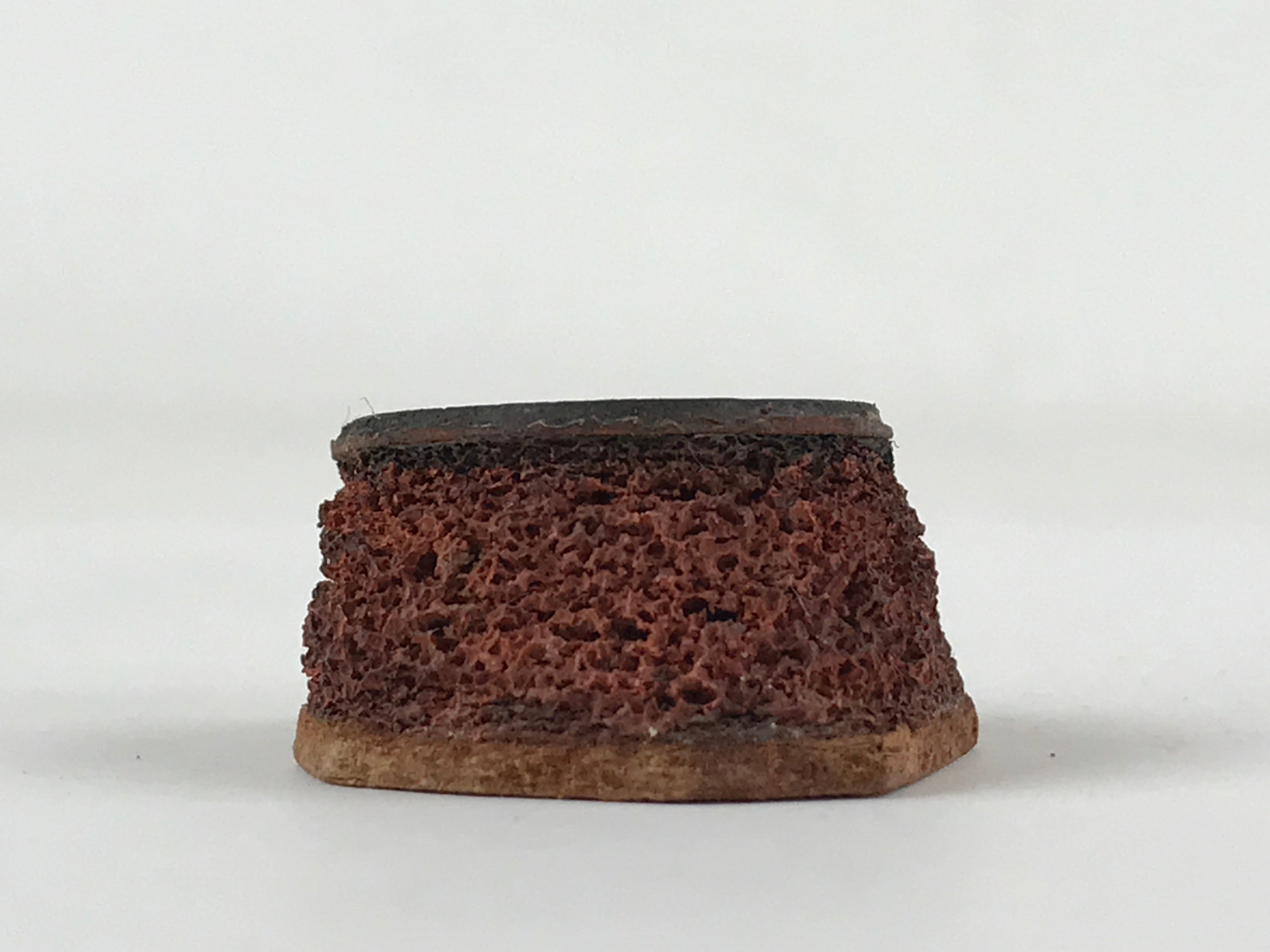 Japanese Rubber Stamp Wave Pattern Vtg Seigaiha Sponge Base Stationary HS238