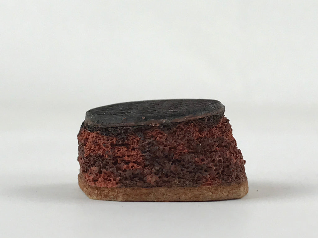 Japanese Rubber Stamp Wave Pattern Vtg Seigaiha Sponge Base Stationary HS238