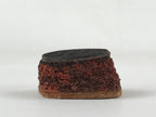 Japanese Rubber Stamp Wave Pattern Vtg Seigaiha Sponge Base Stationary HS238