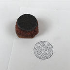 Japanese Rubber Stamp Wave Pattern Vtg Seigaiha Sponge Base Stationary HS238