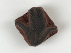 Japanese Rubber Stamp Wheat Ear Spikelets Vtg Sponge Base Stationary HS251